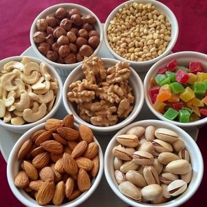 Орехи, семена, сухофрукты